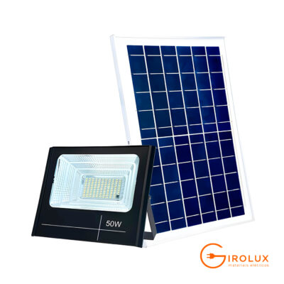 Refletor de Led com Placa Solar